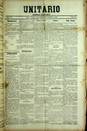 Página do jornal Unitário de outubro de 1909