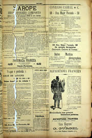Página do jornal Unitário de dezembro de 1909