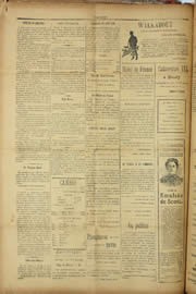 Página do jornal Unitário de dezembro de 1909