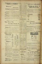 Página do jornal Unitário de dezembro de 1909