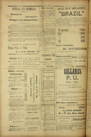 Página do jornal Unitário de dezembro de 1909