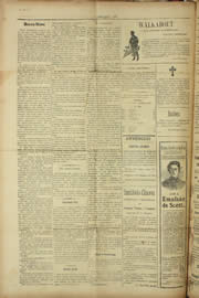 Página do jornal Unitário de dezembro de 1909