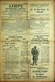 Página do jornal Unitário de dezembro de 1909