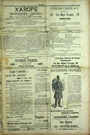 Página do jornal Unitário de dezembro de 1909
