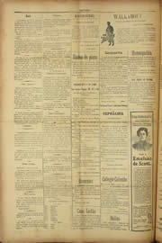 Página do jornal Unitário de dezembro de 1909