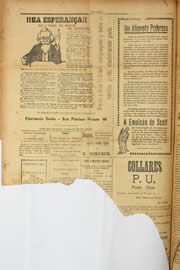 Página do jornal Unitário de janeiro de 1910