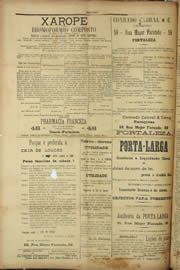 Página do jornal Unitário de fevereiro de 1910