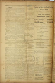 Página do jornal Unitário de março de 1910
