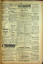 Página do jornal Unitário de julho de 1910