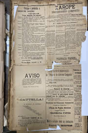 Página do jornal Unitário de janeiro de 1912