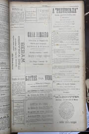 Página do jornal Unitário de janeiro de 1912