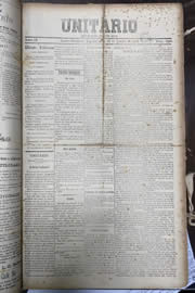 Página do jornal Unitário de janeiro de 1912