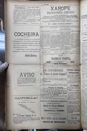 Página do jornal Unitário de fevereiro de 1912