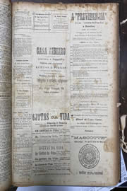 Página do jornal Unitário de março de 1912