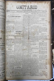 Página do jornal Unitário de março de 1912