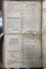 Página do jornal Unitário de março de 1912