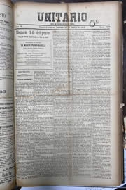Página do jornal Unitário de março de 1912