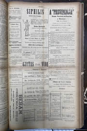 Página do jornal Unitário de maio de 1912