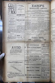 Página do jornal Unitário de maio de 1912