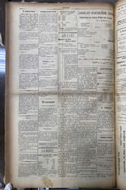 Página do jornal Unitário de maio de 1912
