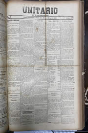 Página do jornal Unitário de maio de 1912