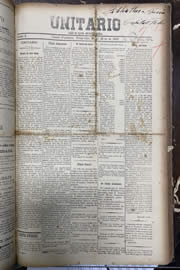 Página do jornal Unitário de maio de 1912