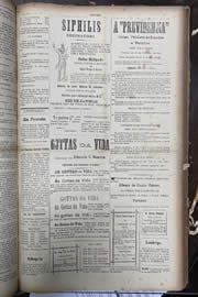 Página do jornal Unitário de maio de 1912