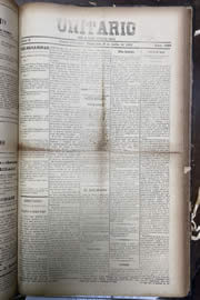 Página do jornal Unitário de julho de 1912