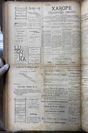 Página do jornal Unitário de julho de 1912