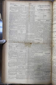 Página do jornal Unitário de agosto de 1912
