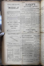Página do jornal Unitário de agosto de 1912