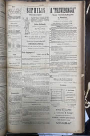 Página do jornal Unitário de agosto de 1912