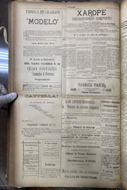 Página do jornal Unitário de agosto de 1912