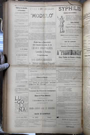 Página do jornal Unitário de setembro de 1912