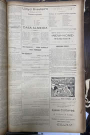 Página do jornal Unitário de setembro de 1912