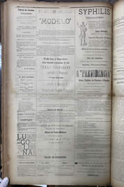 Página do jornal Unitário de setembro de 1912