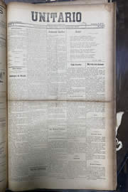 Página do jornal Unitário de outubro de 1912