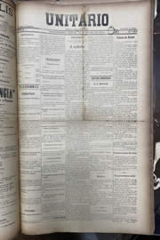 Página do jornal Unitário de outubro de 1912