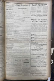 Página do jornal Unitário de outubro de 1912