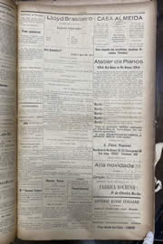 Página do jornal Unitário de outubro de 1912