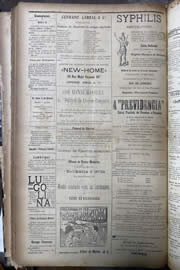 Página do jornal Unitário de outubro de 1912