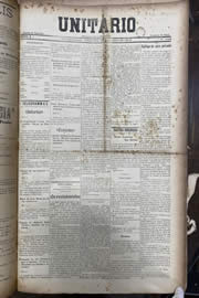 Página do jornal Unitário de outubro de 1912