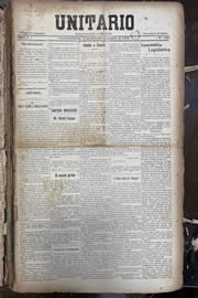 Página do jornal Unitário de janeiro de 1913
