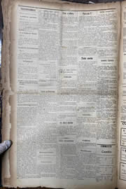 Página do jornal Unitário de janeiro de 1913