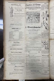 Página do jornal Unitário de fevereiro de 1913
