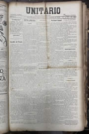 Página do jornal Unitário de fevereiro de 1913