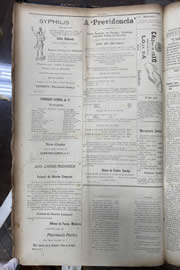 Página do jornal Unitário de fevereiro de 1913