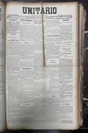 Página do jornal Unitário de março de 1913