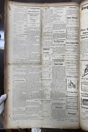 Página do jornal Unitário de março de 1913