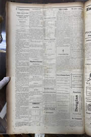 Página do jornal Unitário de março de 1913